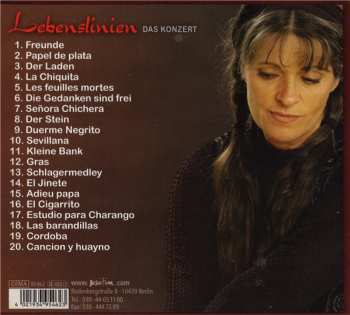 CD Aurora Lacasa: Lebenslinien (Das Konzert)