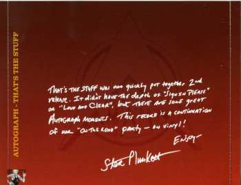 CD Autograph: That's The Stuff