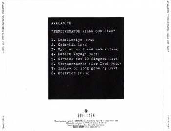 CD Avalanche: Perseverance Kills Our Game