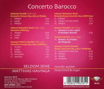 CD Johann Sebastian Bach: Concerto Barocco