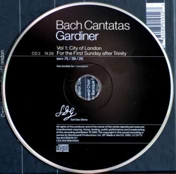 2CD Johann Sebastian Bach: Cantatas Vol. 1: City Of London