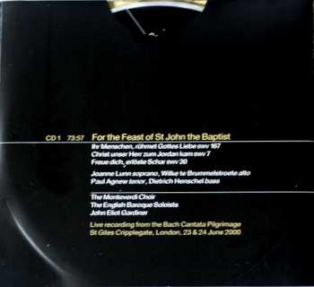 2CD Johann Sebastian Bach: Cantatas Vol. 1: City Of London