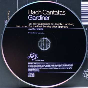 2CD Johann Sebastian Bach: Cantatas Vol. 18: Weimar / Leipzig / Hamburg