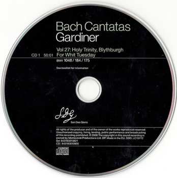 2CD Johann Sebastian Bach: Cantatas Vol. 27: Blythburgh, Kirkwall
