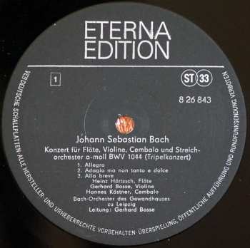 LP Johann Sebastian Bach: Cembalokonzerte BWV 1055, 1056 - Tripelkonzert BWV 1044