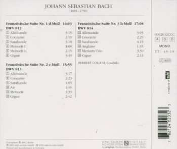 CD Johann Sebastian Bach: Französische Suiten 1-3