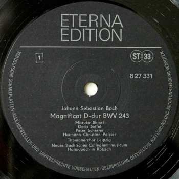 LP Johann Sebastian Bach: Magnificat D-dur BWV 243 / Kantate »Meine Seel Erhebt Den Herren« BWV 10