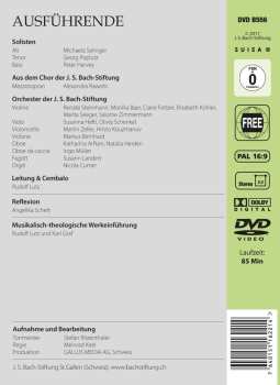 DVD Johann Sebastian Bach: Bisher Habt Ihr Nichts Gebeten In Meinem Namen BWV 87 