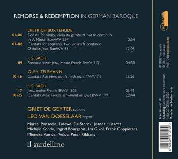 CD Johann Sebastian Bach: Stille Klagen - Remorse & Redemption In German Baroque