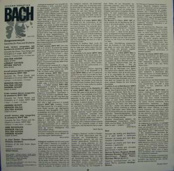 LP Johann Sebastian Bach: Piano Concertos