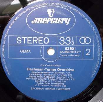 LP Bachman-Turner Overdrive: Bachman-Turner Overdrive