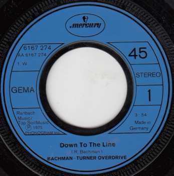 SP Bachman-Turner Overdrive: Down To The Line