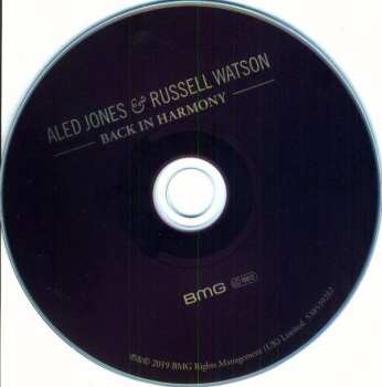 CD Aled Jones: Back In Harmony DIGI