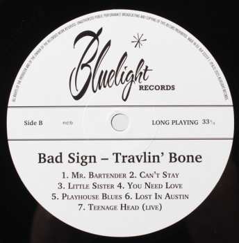 LP Bad Sign: Travlin' Bone