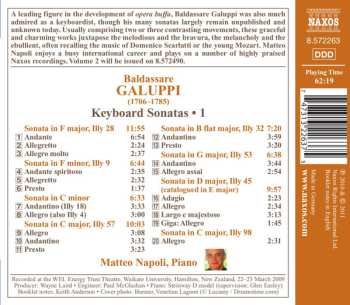 CD Baldassare Galuppi: Keyboard Sonatas • 1