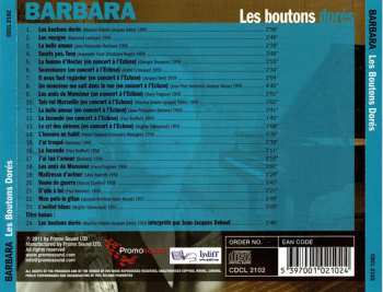 CD Barbara: Les Boutons Dorés