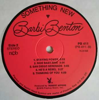 LP Barbi Benton: Something New