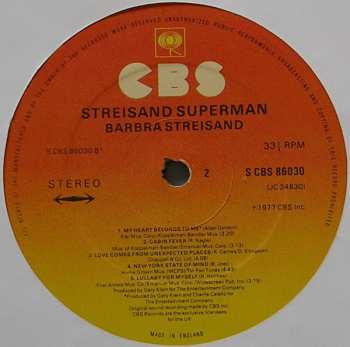 LP Barbra Streisand: Streisand Superman