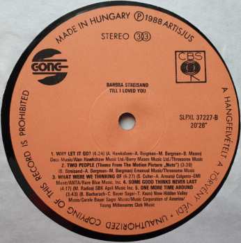 LP Barbra Streisand: Till I Loved You