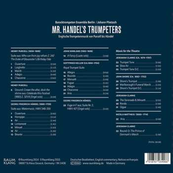 CD Barocktrompeten Ensemble Berlin: Mr. Handel's Trumpeters