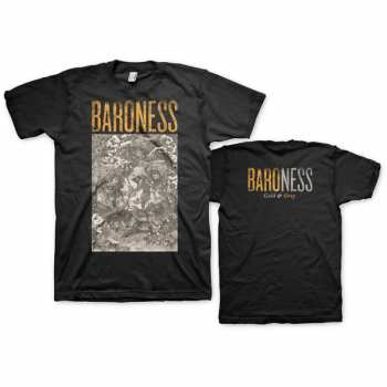 Merch Baroness: T-Shirt Gold & Grey 