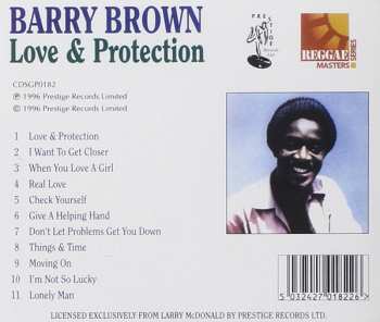 CD Barry Brown: Love & Protection