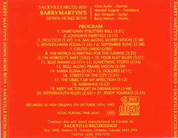 CD Barry Martyn: Barry Martyn's Down Home Boys