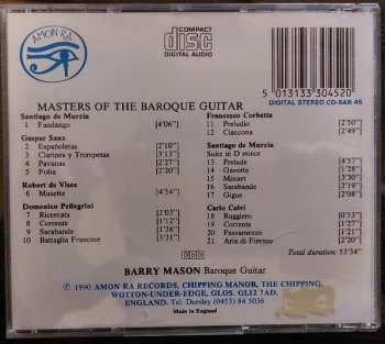 CD Barry Mason: Masters Of The Baroque Guitar