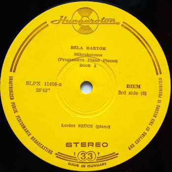 3LP/Box Set Béla Bartók: Mikrokosmos (Progressive Piano Pieces) Vol. I - VI