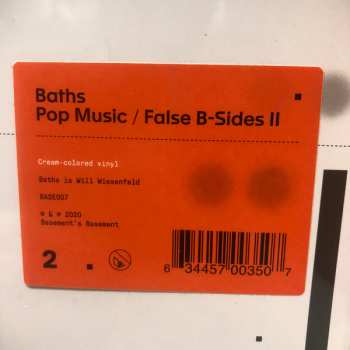 LP Baths: Pop Music / False B-Sides II