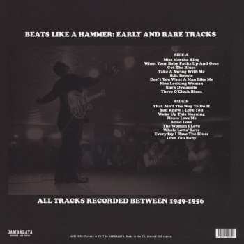LP B.B. King: Beats Like A Hammer Early And Rare Tracks LTD