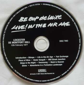 15CD/DVD/Box Set Be Bop Deluxe: Live! In The Air Age LTD