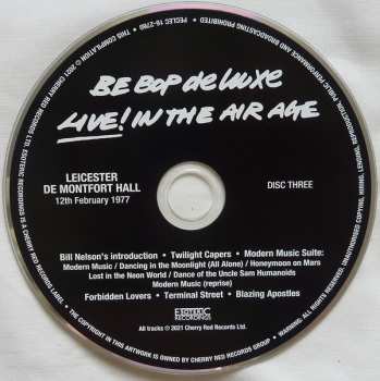 15CD/DVD/Box Set Be Bop Deluxe: Live! In The Air Age LTD