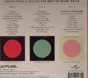 3CD/Box Set Beady Belle: Songs From A Decade: The Best Of Beady Belle