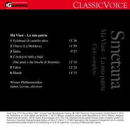CD Bedřich Smetana: Smetana - Má Vlast (La mia patria) - James Levine