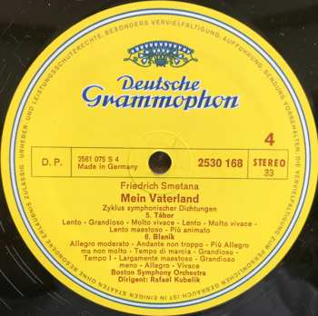 2LP/Box Set Bedřich Smetana: Má Vlast = Mein Vaterland = My Fatherland = Ma Patrie