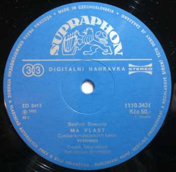 2LP The Czech Philharmonic Orchestra: Má Vlast