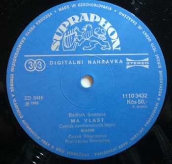 2LP The Czech Philharmonic Orchestra: Má Vlast