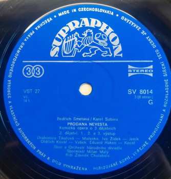 3LP/Box Set Bedřich Smetana: Prodaná Nevěsta