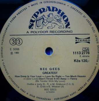 LP Bee Gees: Greatest