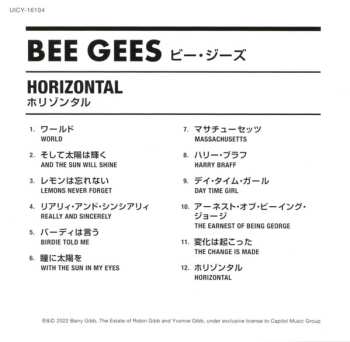 CD Bee Gees: Horizontal = ホリゾンタル