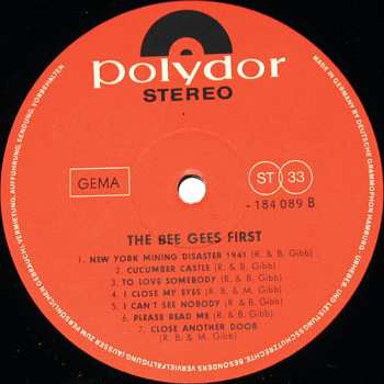 LP Bee Gees: Bee Gees' 1st