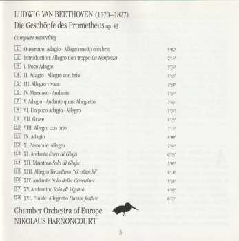 CD Ludwig van Beethoven: Die Geschöpfe Des Prometheus = The Creatures Of Prometheus = Les Créatures De Prométhée