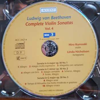 CD Ludwig van Beethoven: Complete Violin Sonatas Vol. 4