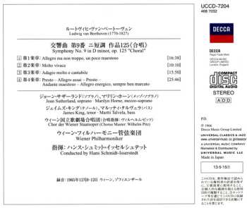 CD Ludwig van Beethoven: Symphony No.9 In D Minor Op.125 "Choral"