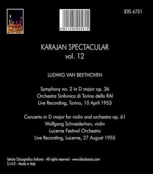 CD Ludwig van Beethoven: Symphony No. 2 in D Major, Op. 36 / Concerto In D Major For Violin & Orchestra Op. 61