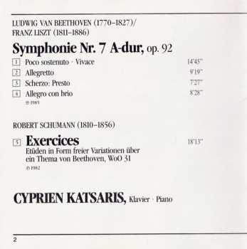 CD Robert Schumann: Beethoven / Liszt: Symphonie Nr. 7 - Schumann: Exercices