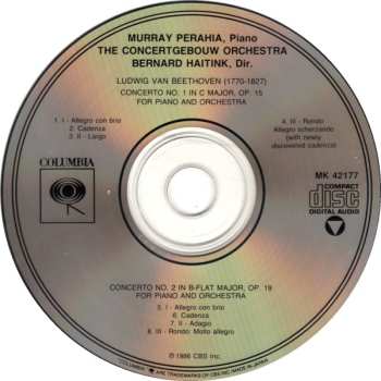 CD Bernard Haitink: Piano Concertos Nos. 1 & 2
