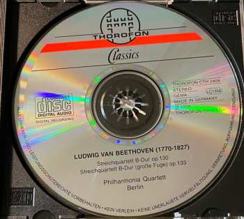 CD Ludwig van Beethoven: Streichquartett Op. 130 / Große Fuge Op. 133