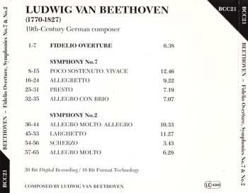 CD Ludwig van Beethoven: Fidelio Overture, Symphonies No.7 & No.2